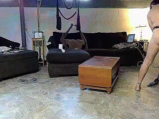 Horny Gay Nudist Masturbates with Toys While Cleaning House!