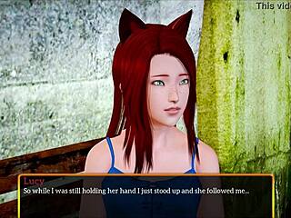 My new family in this cartoon game.