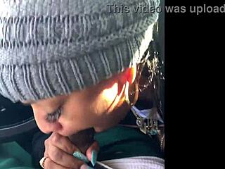 snowboarder girl gives sloppy blowjob