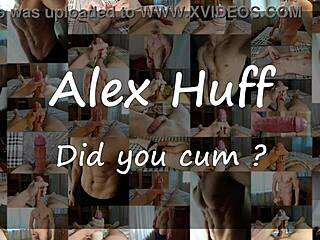 Moaning Hard with Alexhuff's Intense Solo Cum