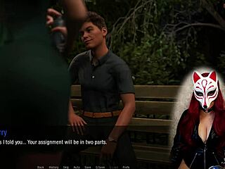 kate at 15 explores public outdoor cartoon game voyeuristically