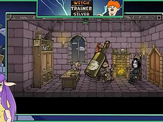 Entrenadora de brujas Silver parte 3: la bruja se topa con un monstruo follador