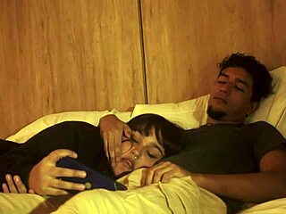 My stepbrother shoved his dick in my mouth while lying down, no mercy on my little mouth, filled it with cum treating me like his slut