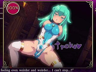 Mage Kanade's futa loses control with toy.