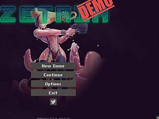 Zetria Fucks Alien Monster Cock In Hentai Game To Heal Herself With Creampie.