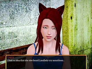 My new family in this cartoon game.