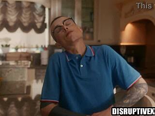 Widower engages in gay sex with an unusual friend