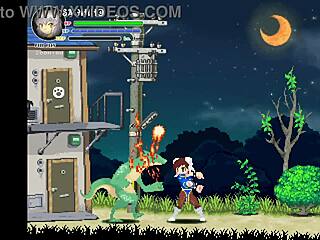 Chun-li in ryona during echidna wars one