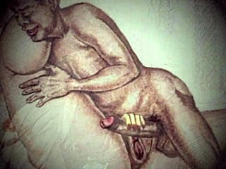 Check out these vintage erotic sketches, pure art!