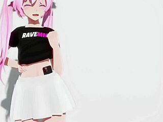 Bratty Anime Girl Overpowered by Massive Interracial Action.