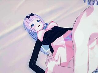 Have you seen Kaguya Shinomiya, Chika Fujiwara, and Miyuki Shirogane in this intense creampie sex scene from Kaguya-sama Love is War hentai?