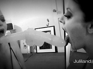 Brunette sophie dee takes that dildo deep down her throat