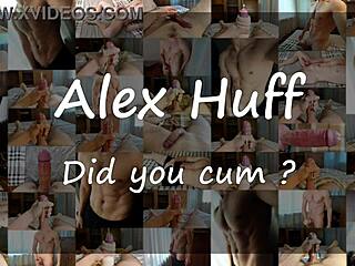 Moaning Hard with Alexhuff's Intense Solo Cum