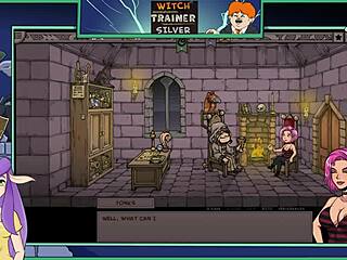 Entrenadora de brujas Silver parte 3: la bruja se topa con un monstruo follador