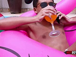 Fucking young playboy's ass with big cock 😜🍆