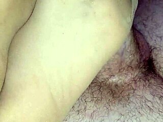 I gave a homemade footjob using different nylons