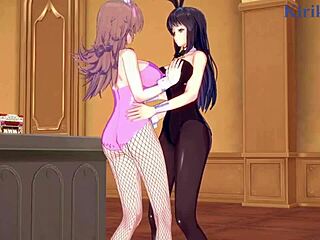 Sagiri Sakurai And Setsuko Ohara And Excellen Browning Intense Lesbian Play - Super Robot Wars T & Z & Impact Hentai