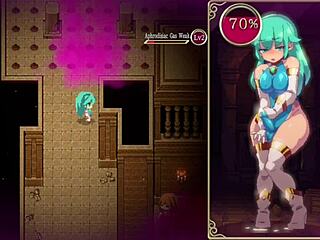 Mage Kanade's futa loses control with toy.