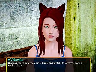 My new family in this cartoon game.