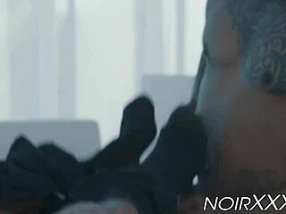 Tattooed Black Gay Max Adonis Anal Fucks His Hunky Lover!!