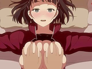 Suguha's booba fun with Shiina ecchi, 1080p big breasts cartoon anime hentai cum tits