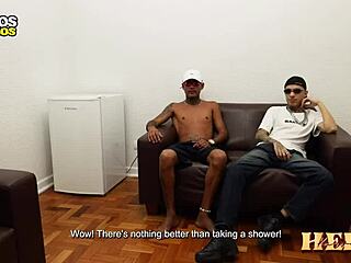 Il Vicino Ficcanaso Ci Sfida e Si Prende DP in Culo da Cazzi Brasiliani