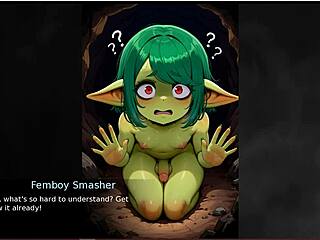 goblin slayer banging a femboy goblin hard