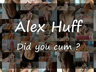Moaning Hard with Alexhuff's Intense Solo Cum