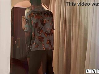 does blonde christy from vixen deepthroat and ride cock in secret hotel hookup?