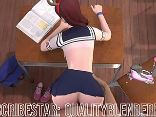 I love watching D Va get fucked hard in school