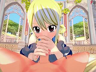 Lucy sucking deepthroat