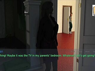 Wife and stepmother play game in lingerie