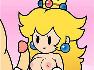 Intense Handjob On Paper Peach By Peachypop34