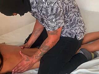 Horny Stepsister Relishes a Sensual Massage Session