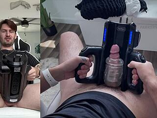 trying out new sex toy xspacecup xt5 auto-stroker for first time 🚀