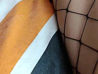 Foot fetish session with Juanlatino ending on her Basque feet