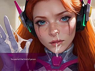 Unsatisfied wife blows husband's friend in 3D hentai.