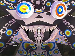 magicami - koihime muso collab with 3some riding 😏