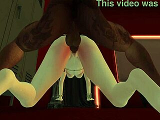 m2 hentai game with cute interracial scenes