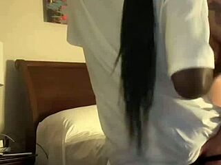 i love this sexy ebony model dancing and getting fucked