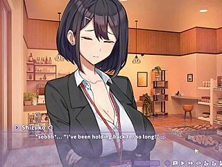 Summer Clover hentai ep 4 hints at boss caught eyeing my huge cock