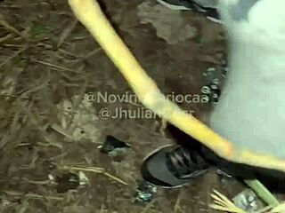 Orgy in the Jungle with Four Well-Hung Twinks at Engenheiro Goulart on Red