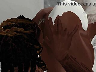 Mae bangs step-brother Moriah in early morning shower