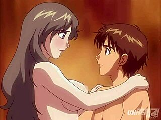 Stepmom's forbidden love for her young stepson in hentai