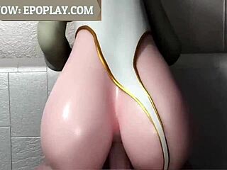 Hero Fucks Perfect Big Ass 3D Animation Girl Hard.