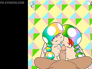 ppppu toads party brings wild anime hentai sex and blowjobs to the cartoon celebration