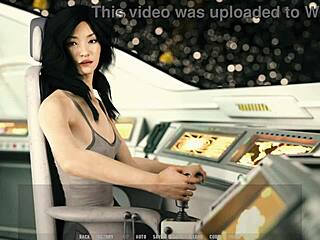 Hot teen 18+ engages in sex on spaceship in scene 2 45