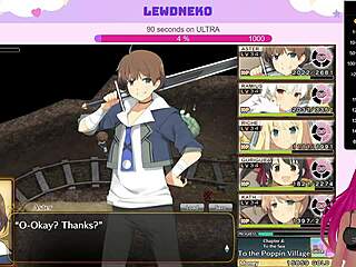 Vtuberka Lewdneko hraje Evenicle část 18 s obřími prsy