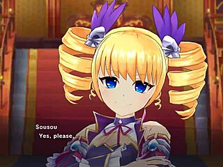 magicami - koihime muso collab with 3some riding 😏