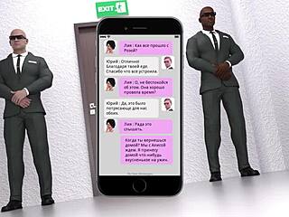 i can't beleive in this knockout master game, the patient is getting licked and deepthroated by the maledom guy, it's so intense